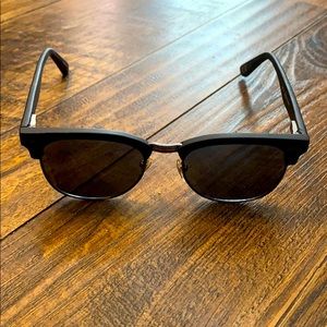 Levi's Black Matte Browline Sunglasses